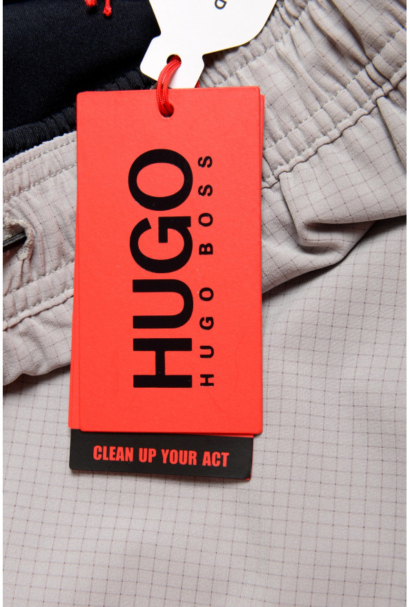 Hugo Boss Men's "SPREENT" Gray Active Shorts: Picture 5