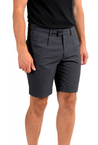 Hugo Boss Men's "Slice-Shortd-Pleats" Blue Casual Shorts: Picture 2
