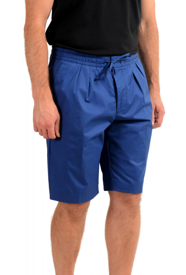 Hugo Boss Men's "Kirio-Short-Pleats-D" Blue Casual Shorts: Picture 2