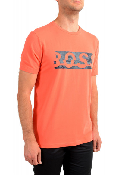 Hugo Boss Men's "Tee 4" Black Logo Print Crewneck T-Shirt: Picture 2
