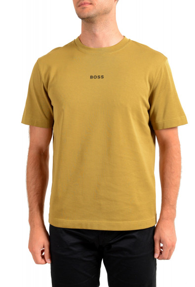 Hugo Boss Men's "Teepaper1" Olive Green Crewneck T-Shirt