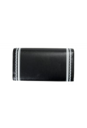 Versace Women's Black Logo Print Leather Wallet: Picture 3