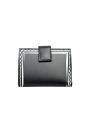 Versace Women's Black Logo Print Leather Wallet: Picture 4