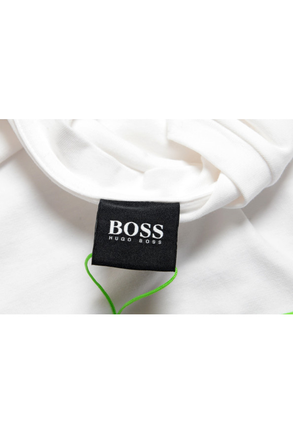 Hugo Boss Men's "Tee 10" White Graphic Print Crewneck T-Shirt : Picture 5