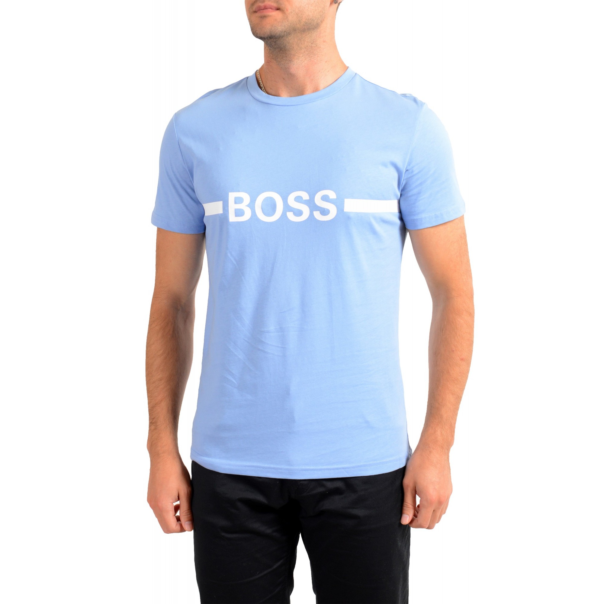 Hugo Boss Mens Troy Crew Neck Short Sleeve Solid T-Shirt 