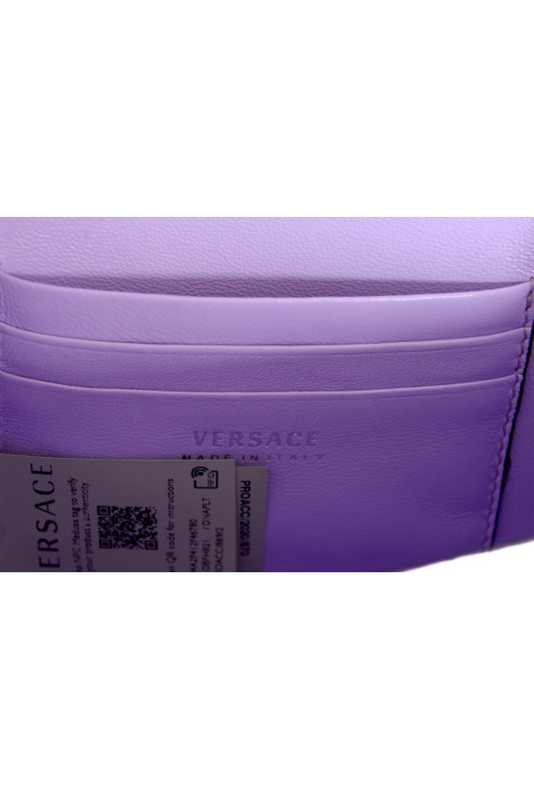 Versace Women's Purple Virtus Quilted Leather Evening Bag: Picture 6
