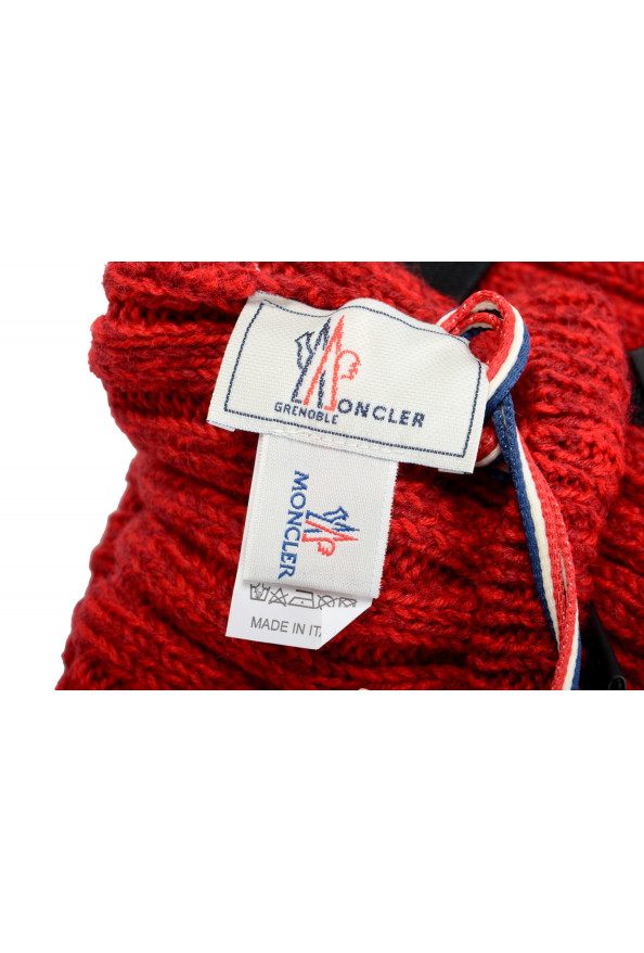Moncler Women's Red Wool Knitted Leg Warmers: Picture 6