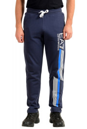 Emporio Armani EA7 Men's Dark Blue Logo Print Track Sweat Suit: Picture 8
