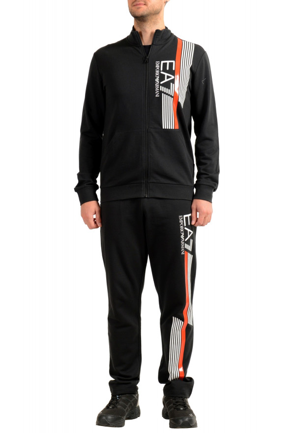 Emporio Armani EA7 Men's Black Logo Print Track Sweat Suit