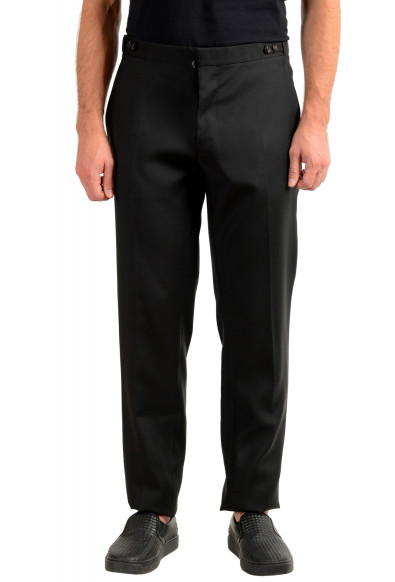 Dsquared2 Men's "London Fit" Black Wool Silk Dress Pants 