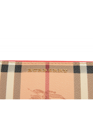 Burberry Women's "Porter" Checkered Textured Leather Zip Around Wallet: Picture 2