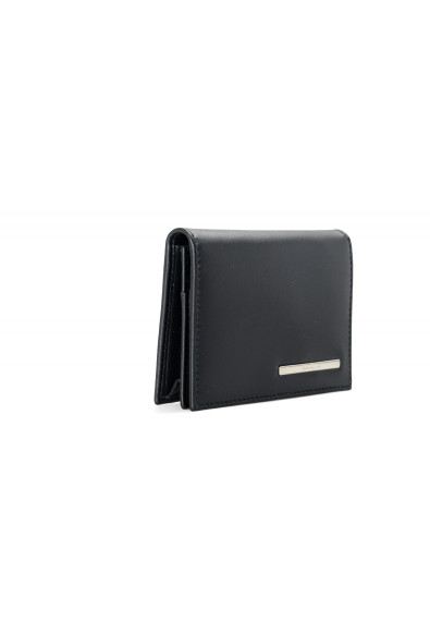 Salvatore Ferragamo Men's Black Logo Decorated 100% Leather Bifold Wallet: Picture 2