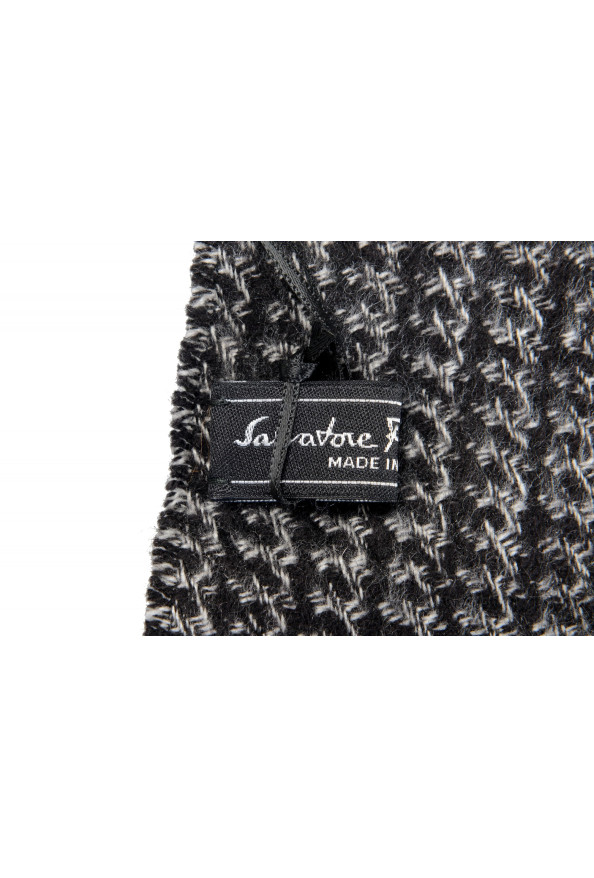 Salvatore Ferragamo Multi-Color Silk Wool Checkered Shawl Scarf: Picture 4