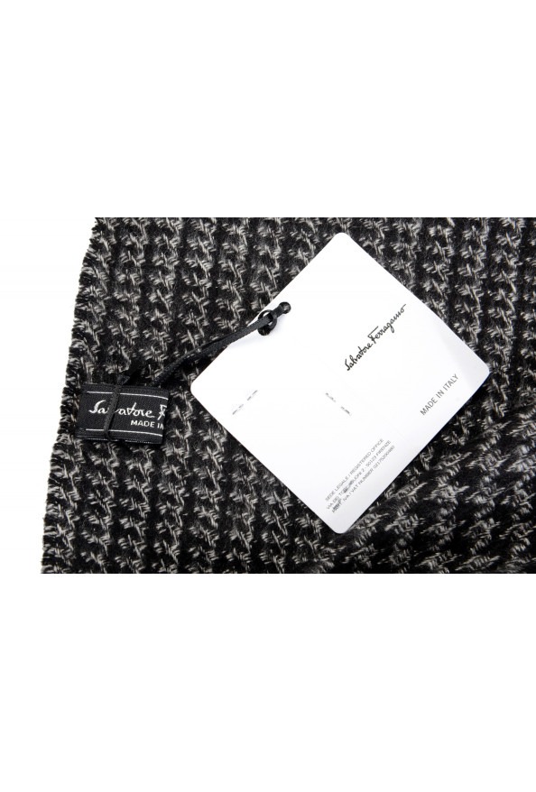 Salvatore Ferragamo Multi-Color Silk Wool Checkered Shawl Scarf: Picture 5