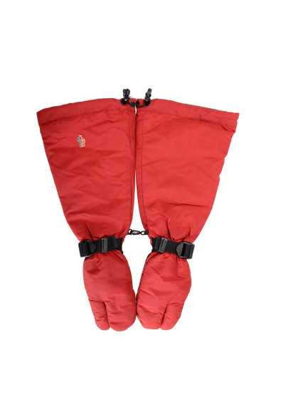 Moncler "Guanti" Red Long Winter Gloves