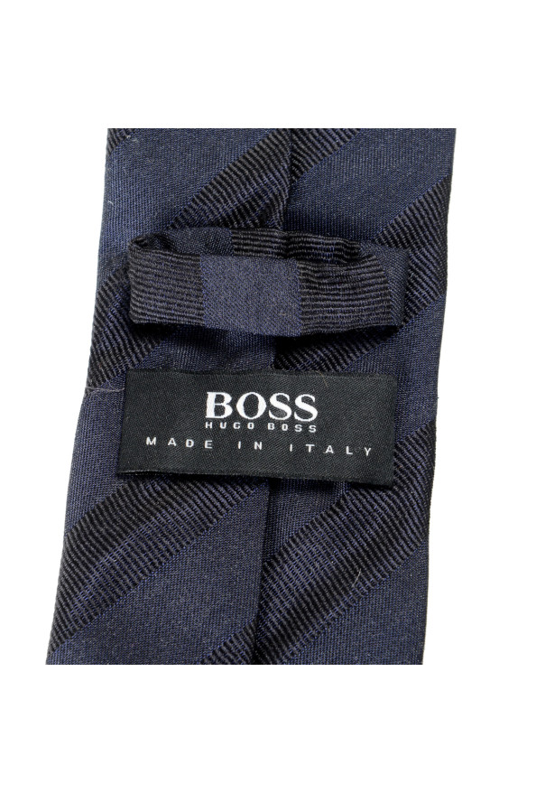 Hugo Boss Men's Multi-Color Striped 100% Silk Tie: Picture 3