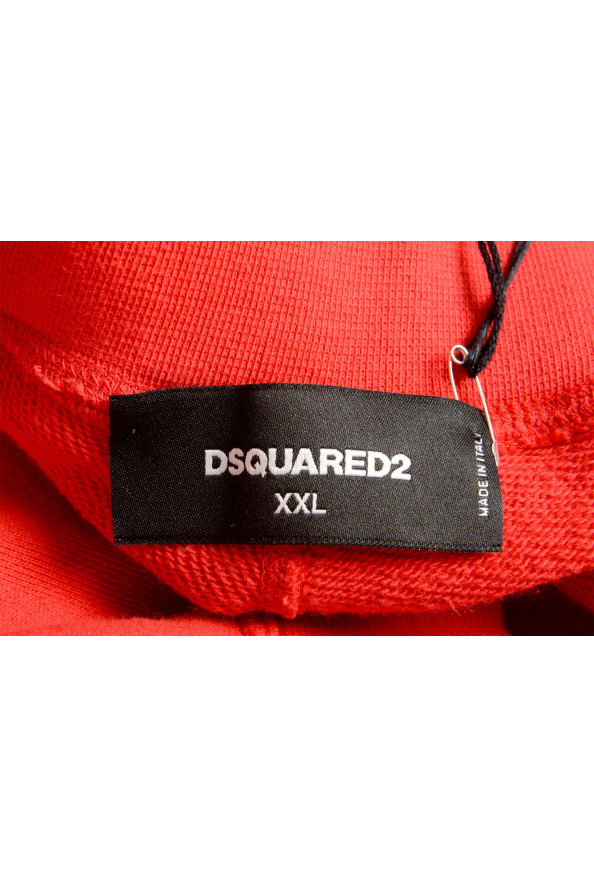 Dsquared2 Men's S71MU0514 Red Printed Sweat Shorts : Picture 4