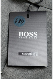 Hugo Boss Men's "T-Bryce" Gray 100% Wool Flat Front Dress Pants: Picture 4