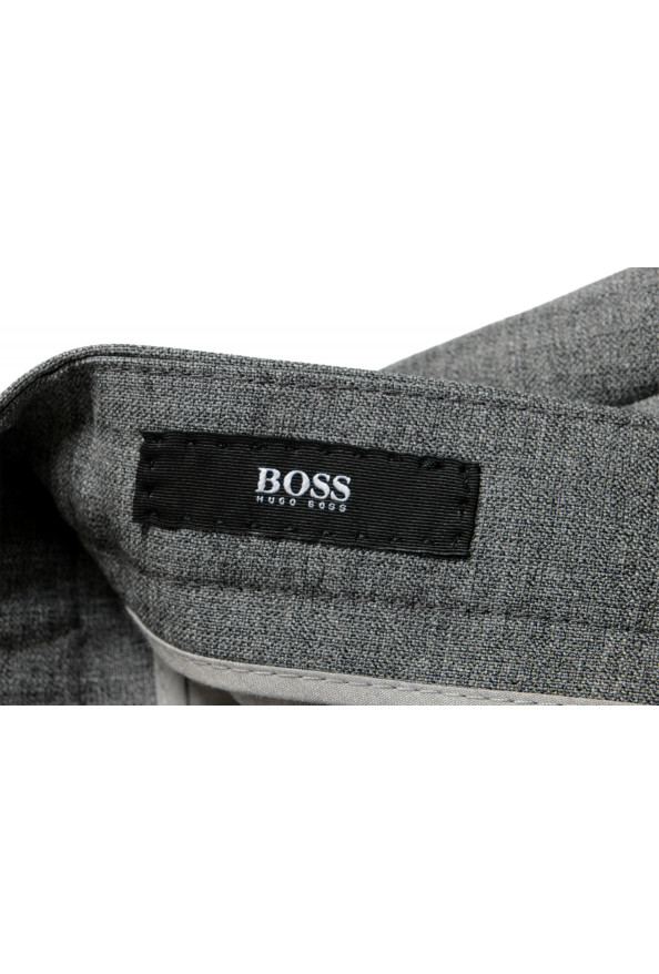 Hugo Boss Men's "T-Bryce" Gray 100% Wool Flat Front Dress Pants: Picture 5