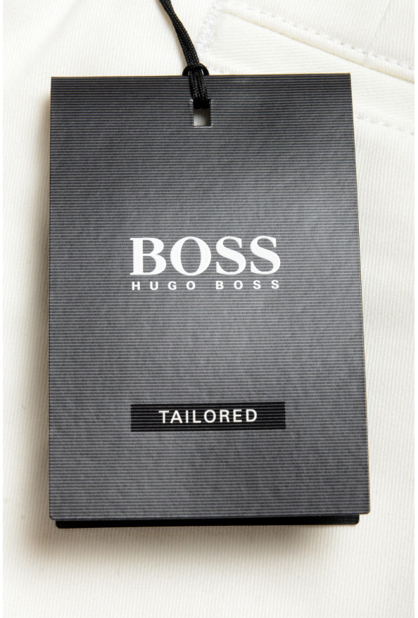 Hugo Boss Men's "T-Kaito-Pleats" Ivory Pleated Casual Pants: Picture 4