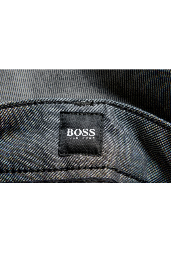 Hugo Boss Men's "Maine3-20" Gray Wash Striped Jeans: Picture 5