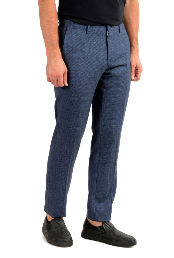 Hugo Boss Men's "Gido" Blue 100% Wool Flat Front Casual Pants: Picture 2