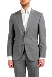 Hugo Boss Men's "Jets4/Lenon1" Regular Fit Gray 100% Wool Two Button Suit: Picture 4