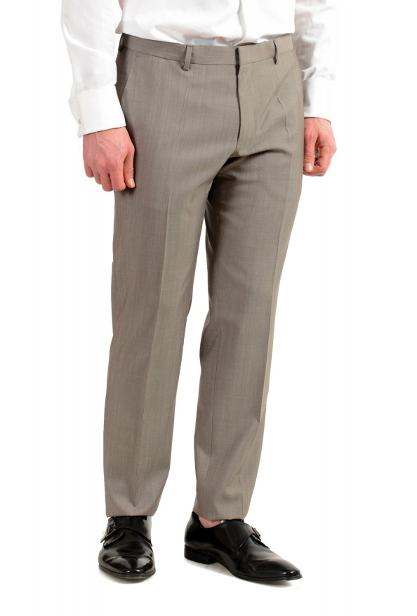 Hugo Boss Men's "Huge6/Genius5" Slim Fit Beige Silk Wool Two Button Suit: Picture 9