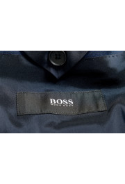 Hugo Boss Men's "Namil/Ben2" Slim Fit Blue Mohair Wool Double Breasted Suit: Picture 13