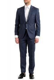 Hugo Boss Men's "T-Jarrod/Lone" Regular Fit 100% Wool Plaid Two Button Suit