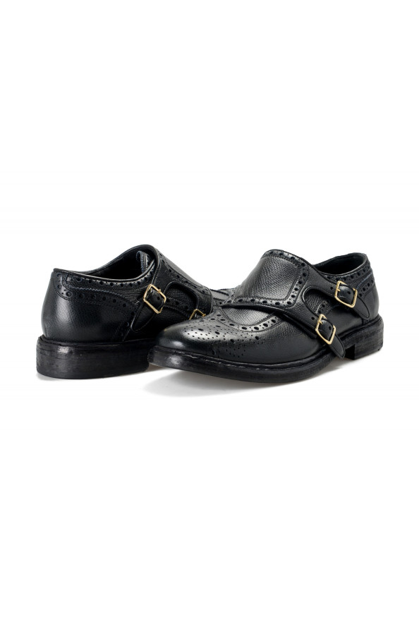 Burberry Women's DELMAR Black Leather Loafers Slip On Shoes: Picture 8