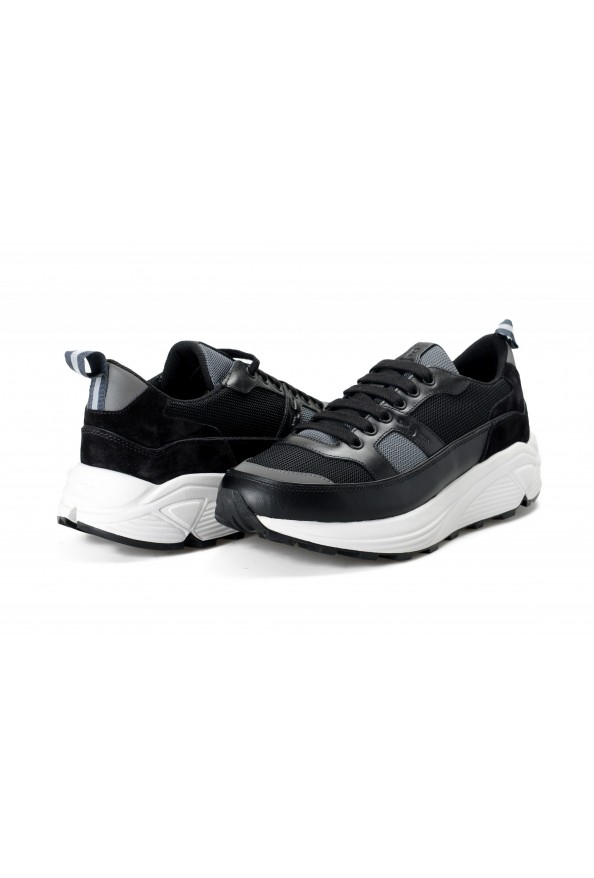 Car Shoe By Prada Men's Black Suede Leather Fashion Sneakers Shoes: Picture 8