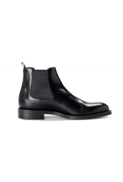 Prada Men's "2TC056" Black Leather Chelsea Ankle Boots Shoes: Picture 4