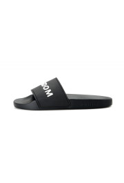 Burberry Women's FYRLEY Black LOGO PRINT Rubber Flip Flop Shoes: Picture 2