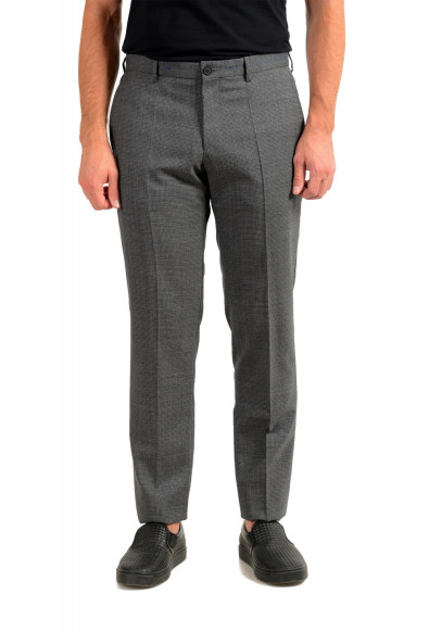 Hugo Boss Men's "Garo" Slim Fit 100% Wool Gray Pants