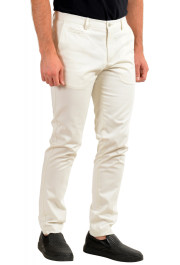 Hugo Boss Men's "Broad1-W" Ivory Flat Front Casual Pants: Picture 2