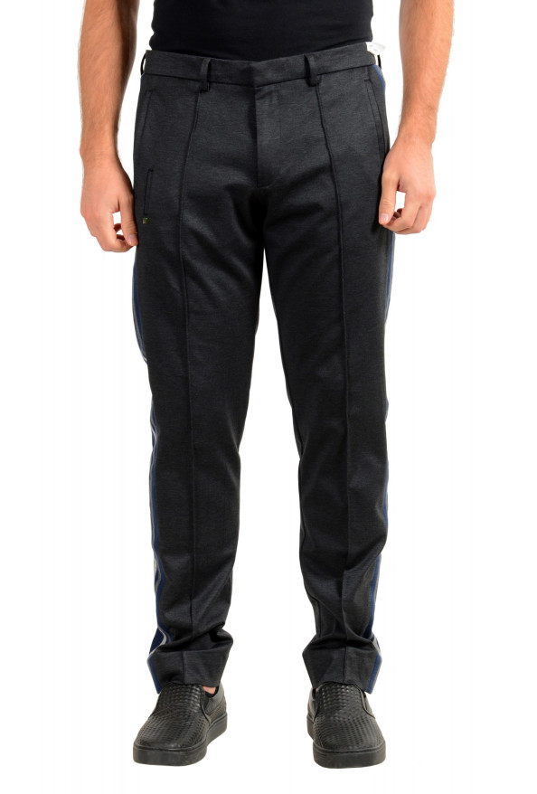 Hugo Boss Men's "Leeman5" Tapered Fit Stretch Gray Casual Pants