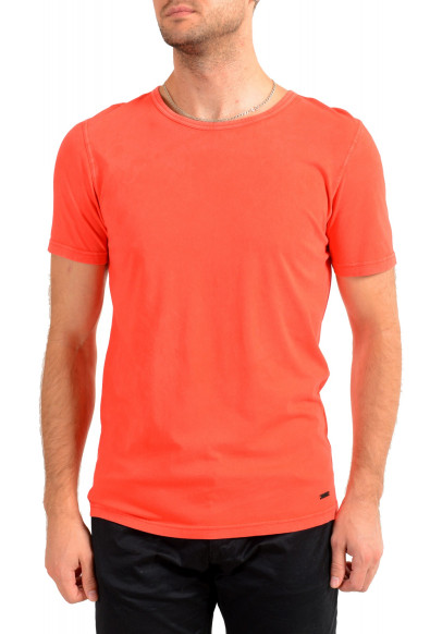Hugo Boss Men's "Tokks" Bright Orange Crewneck T-Shirt