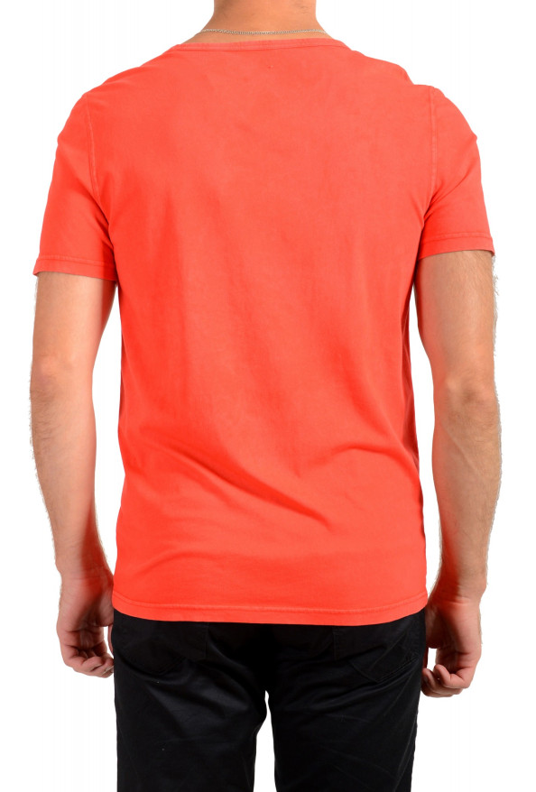 Hugo Boss Men's "Tokks" Bright Orange Crewneck T-Shirt: Picture 3
