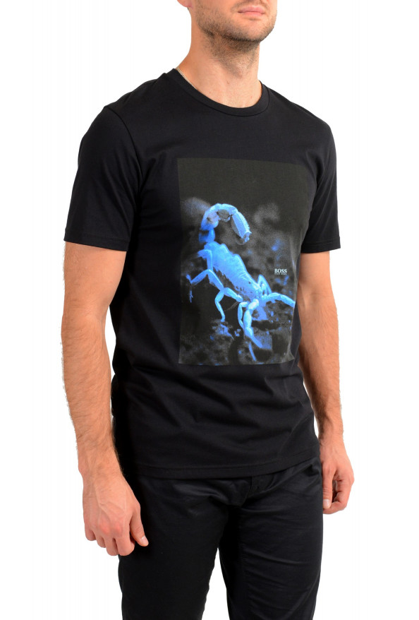Hugo Boss Men's "Terisk" Black Crewneck Graphic Print T-Shirt: Picture 2
