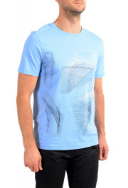 Hugo Boss Men's "Tee 2" Blue Logo Print Crewneck T-Shirt: Picture 2