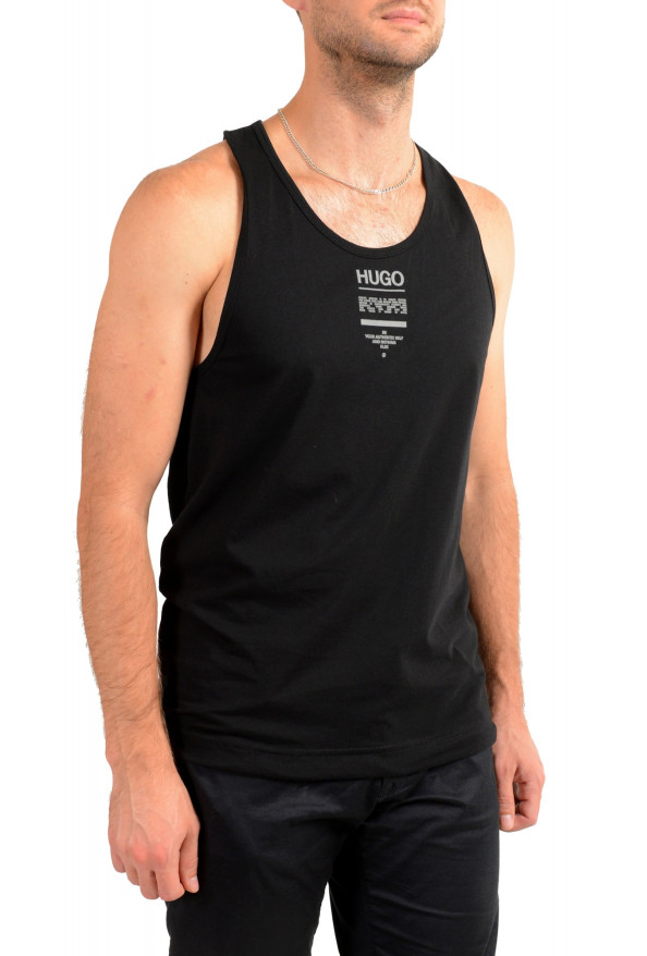 Hugo Boss Men's "TREPTOP" Black Logo Print Tank Top T-Shirt: Picture 2