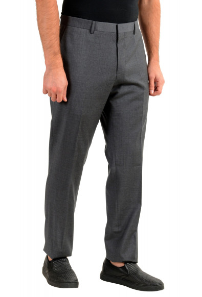 Hugo Boss Men's "Genesis2" Slim Fit Gray 100% Wool Dress Pants: Picture 2