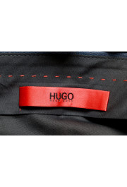 Hugo Boss Men's "Hesten194" Blue Plaid Wool Flat Front Dress Pants: Picture 5