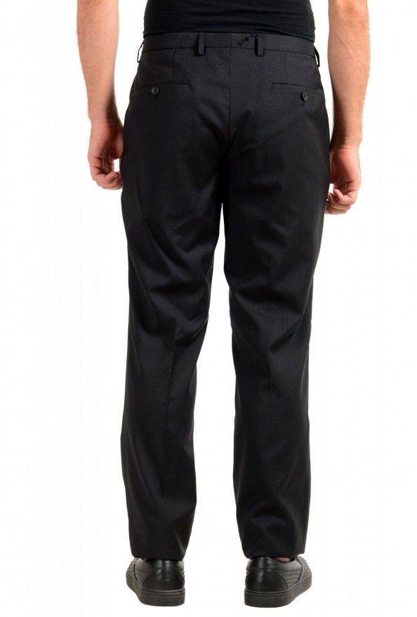 Hugo Boss Men's "Leanon1" Regular Fit Plaid 100% Wool Flat Front Dress Pants: Picture 3