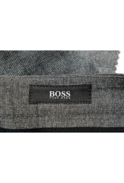 Hugo Boss Men's "Ben2" Slim Fit Gray 100% Wool Flat Front Dress Pants: Picture 5