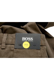 Hugo Boss Men's "Kaito1" Washed Brown Flat Front Casual Pants: Picture 4