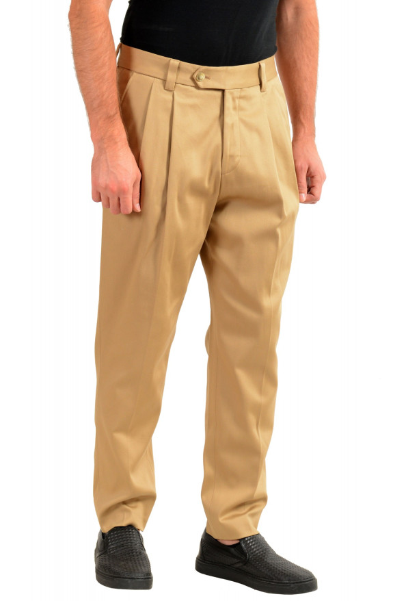 Hugo Boss Men's "Pillip1" Beige "Fashion Fit" Pleated Casual Pants: Picture 2