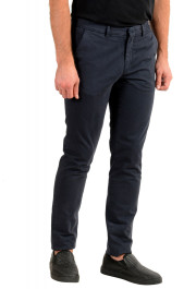 Hugo Boss Men's "Kaito1" Washed Blue Flat Front Casual Pants: Picture 2