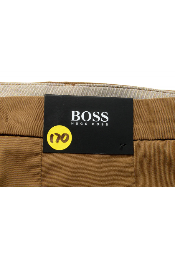 Hugo Boss Men's "Kaito1" Brown Flat Front Casual Pants: Picture 5
